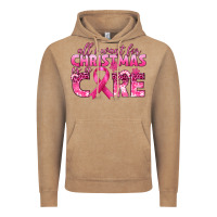 Vintage Coffee all i want for christmas is a cure breast cancer Vintage Hoodie - texasbilliewilder