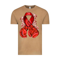 Vintage Camel Red ribbon with boxing gloves Vintage Tee - NancyCooperArtShop