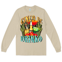 Mushroom cinco de drinko cinco de mayo Long Sleeve Tee - CowGirlArtShop