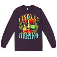 Plum cinco de drinko cinco de mayo Long Sleeve Tee - CowGirlArtShop