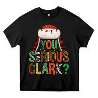 Black You serious clark Heavy Core Tee - NancyCooperArtShop