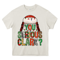 Cream You serious clark Heavy Core Tee - NancyCooperArtShop