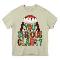 Mossy You serious clark Heavy Core Tee - NancyCooperArtShop