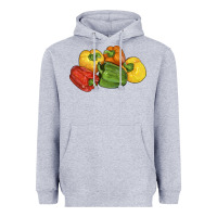Heather Grey Peppers Heavyweight Hoodie - LillyAllenDesigns