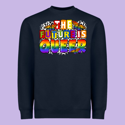 The Future Is Queer Heavyweight Sweatshirt Designed By Fadigitalartstudio