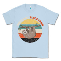 Dusty Blue Born in 1980 Womens 1980 Classic Tee - Bettercallsaul