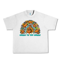 Lunar Rock Gobble Til You Wobble with Rainbow Urban Heavy Tee - texasbilliewilder