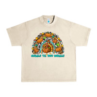 Sandshell Gobble Til You Wobble with Rainbow Urban Heavy Tee - texasbilliewilder
