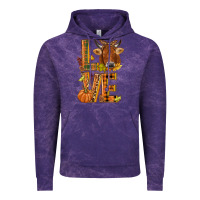 Cloud Purple Love fall cow Vintage Hoodie - NancyCooperArtShop