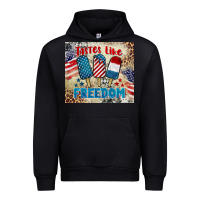 Black tastes like freedom 4th of july Urban Hoodie - BarkalooDesign