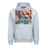 Heather Grey tastes like freedom 4th of july Urban Hoodie - BarkalooDesign