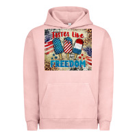 Pigment Salmon tastes like freedom 4th of july Urban Hoodie - BarkalooDesign