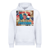 White tastes like freedom 4th of july Urban Hoodie - BarkalooDesign