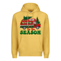 Antique Gold christmas 'tis the season Premium Hoodie - BundleAndBundleShop