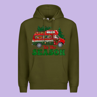 Christmas 'tis The Season Premium Hoodie Designed By Bundleandbundleshop