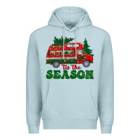 Blue Mist christmas 'tis the season Premium Hoodie - BundleAndBundleShop