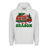 Dove Grey christmas 'tis the season Premium Hoodie - BundleAndBundleShop