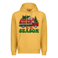 Mustard christmas 'tis the season Premium Hoodie - BundleAndBundleShop