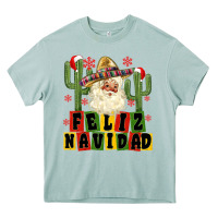 Arona feliz navidad mexican santa Heavy Core Tee - MaliasSmallBusiness