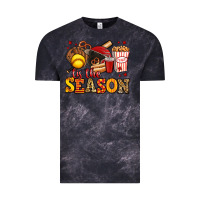 Cloud Black tis the season softball Vintage Tee - Jasminsmagicworld
