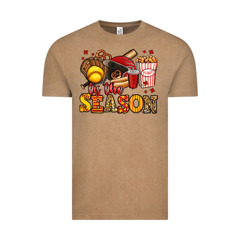 Tis The Season Softball Vintage Tee by Jasminsmagicworld | Teevron