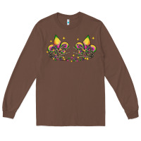 Chestnut skeleton hands mardi gras Long Sleeve Tee - CowGirlArtShop