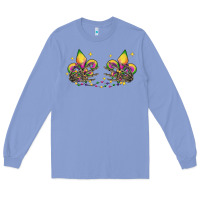 Skeleton Hands Mardi Gras Long Sleeve Tee | Teevron