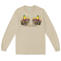 Mushroom skeleton hands mardi gras Long Sleeve Tee - CowGirlArtShop
