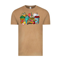 Vintage Camel school bus driver coffee cups Vintage Tee - NancyCooperArtShop