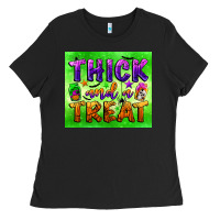 Black thick and a treat Ladies Tee - BundleAndBundleShop