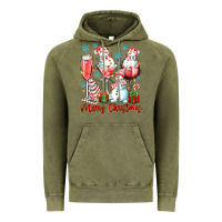 Vintage Olive merry christmas wine glasses Vintage Hoodie - texasbilliewilder