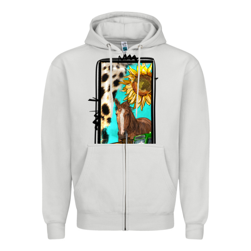 Farm Life Alphabet Lowercase Letters L Zipper Hoodie by BundleAndBundleShop | Teevron