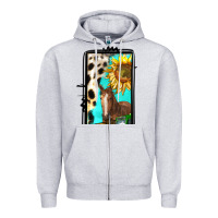 Heather Grey farm life alphabet lowercase letters l Zipper Hoodie - BundleAndBundleShop