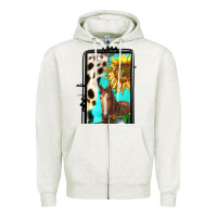 Oatmeal Heather farm life alphabet lowercase letters l Zipper Hoodie - BundleAndBundleShop