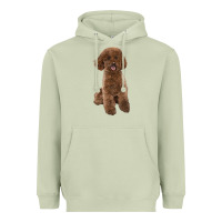 Matcha Poodles Dog lllustrations Heavyweight Hoodie - LillyAllenDesigns