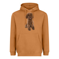 Meerkat Poodles Dog lllustrations Heavyweight Hoodie - LillyAllenDesigns