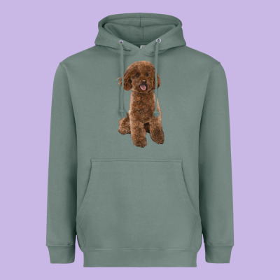Poodles Dog Lllustrations Heavyweight Hoodie Designed By Lillyallendesigns