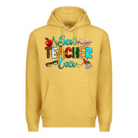 Antique Gold best teacher ever Premium Hoodie - RanaPortraitStore