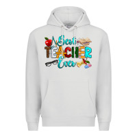 Dove Grey best teacher ever Premium Hoodie - RanaPortraitStore