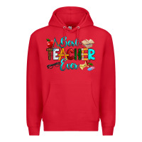 Red best teacher ever Premium Hoodie - RanaPortraitStore