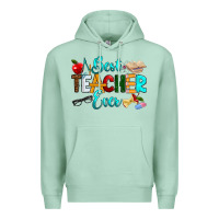 Seafoam best teacher ever Premium Hoodie - RanaPortraitStore