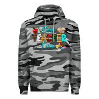 Slate Camo best teacher ever Premium Hoodie - RanaPortraitStore
