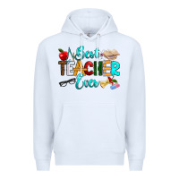 White best teacher ever Premium Hoodie - RanaPortraitStore