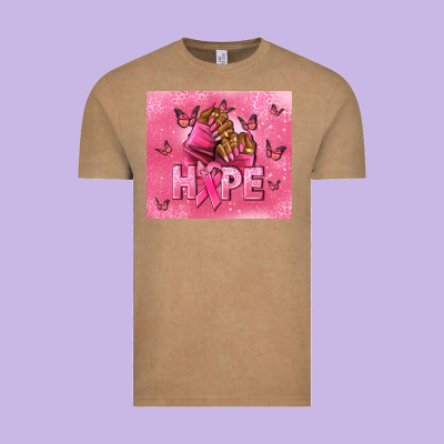 Hope Cancer Nails Vintage Tee Designed By Nancycooperartshop