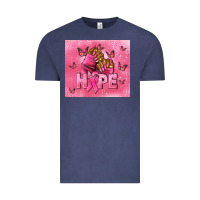 Vintage Denim hope cancer nails Vintage Tee - NancyCooperArtShop
