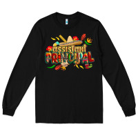 Black cinco de mayo assistant principal Long Sleeve Tee - CowGirlArtShop