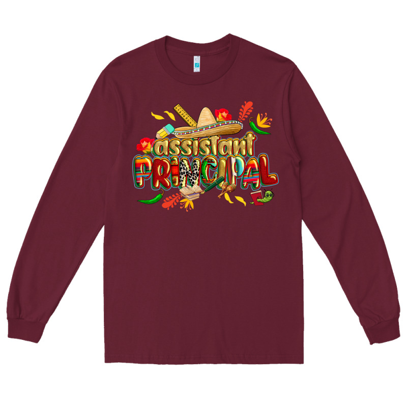 Cinco De Mayo Assistant Principal Long Sleeve Tee by CowGirlArtShop | Teevron