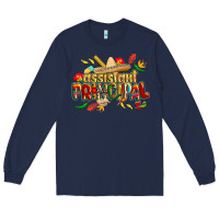 Navy cinco de mayo assistant principal Long Sleeve Tee - CowGirlArtShop