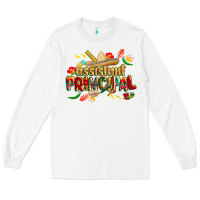 White cinco de mayo assistant principal Long Sleeve Tee - CowGirlArtShop