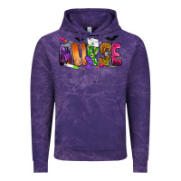 Cloud Purple Nurse Halloween Vintage Hoodie - NancyCooperArtShop
